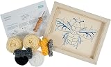 Trimits Punch Needle Frame Kit Bee 8x10in 20.3x25.4cm Complete Kit view 2