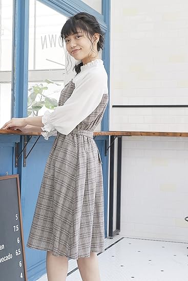 Amazon オリーブ デ オリーブ Olive Des Olive レースドッキングワンピース Free ブラック ワンピース チュニック 通販