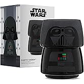 JoyJolt Character Stackable Star Wars Drinking Glasses - 8oz Darth Vader Glass Set of 2 with Head and Body - Fun Kitchen or Bar Glasses Sets for the Home - Star Wars Gift