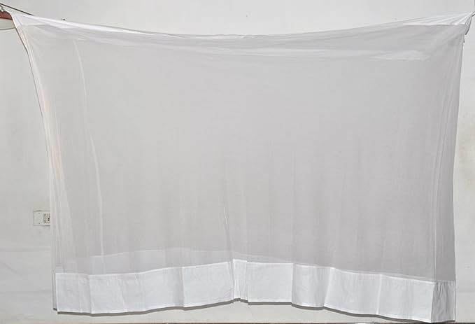 Fashion Centre Cotton Mosquito net 5*7ft, White