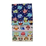 iNee Cute Owl Fat Quarters Fabric Bundle, Precut