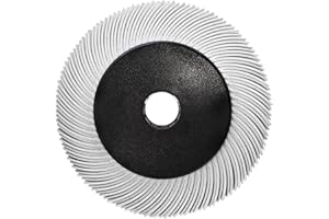 HIEMTE Radial Bristle Brush, 6 in x 1/2 in x 1 in, 5000#, 1SET，Ten Single Piece with Adapter