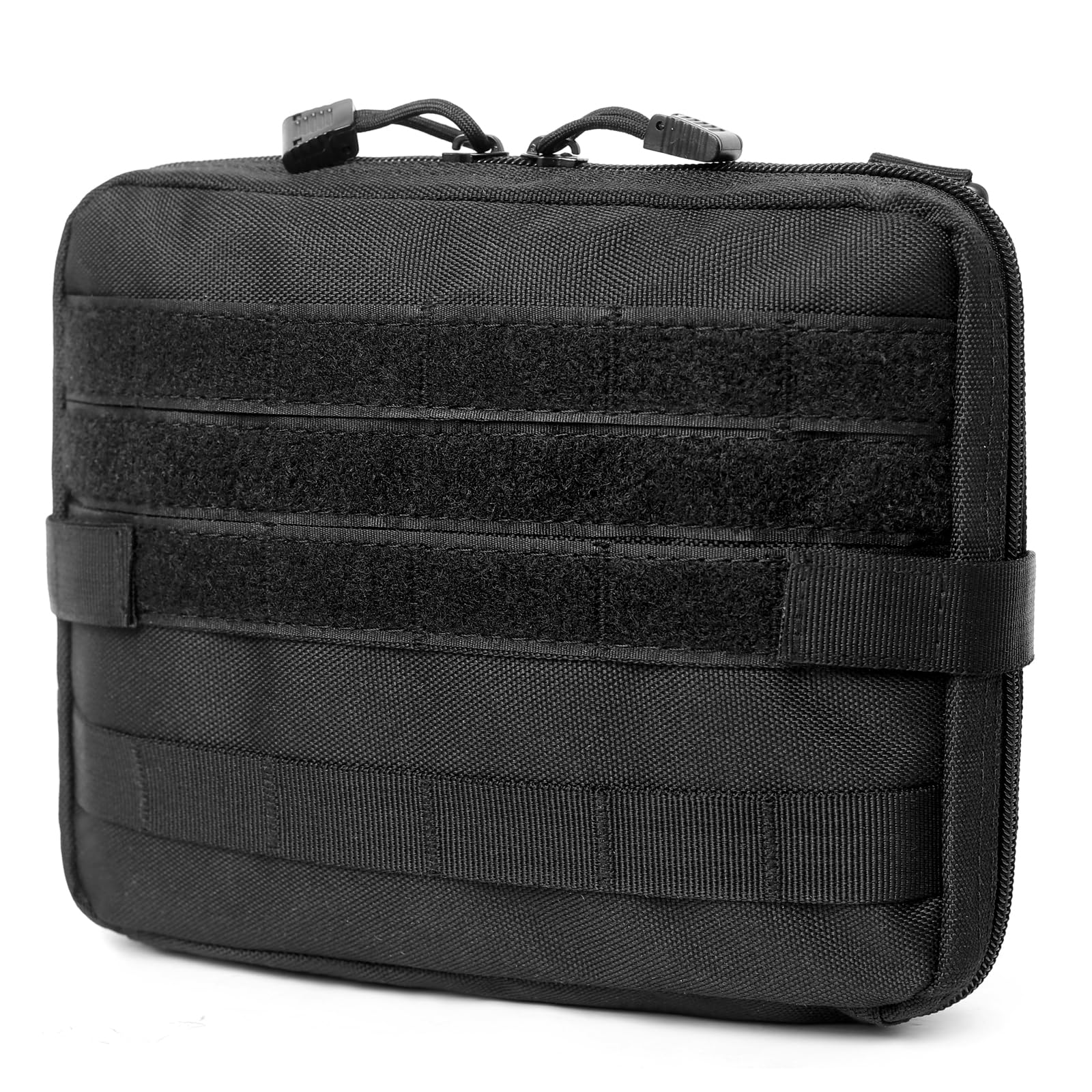 TRIWONDER Tactical Admin Molle Pouch Compact Utility Gadget Gear Tool Bag EDC Pouch Military EMT Organizer (Black)
