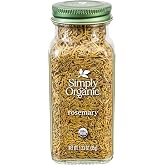 Simply Organic Whole Rosemary Leaf, 1.23 Ounce, Pungent, Herbaceous, Fresh Earthy Taste &amp; Aroma, Kosher, Certified Organic