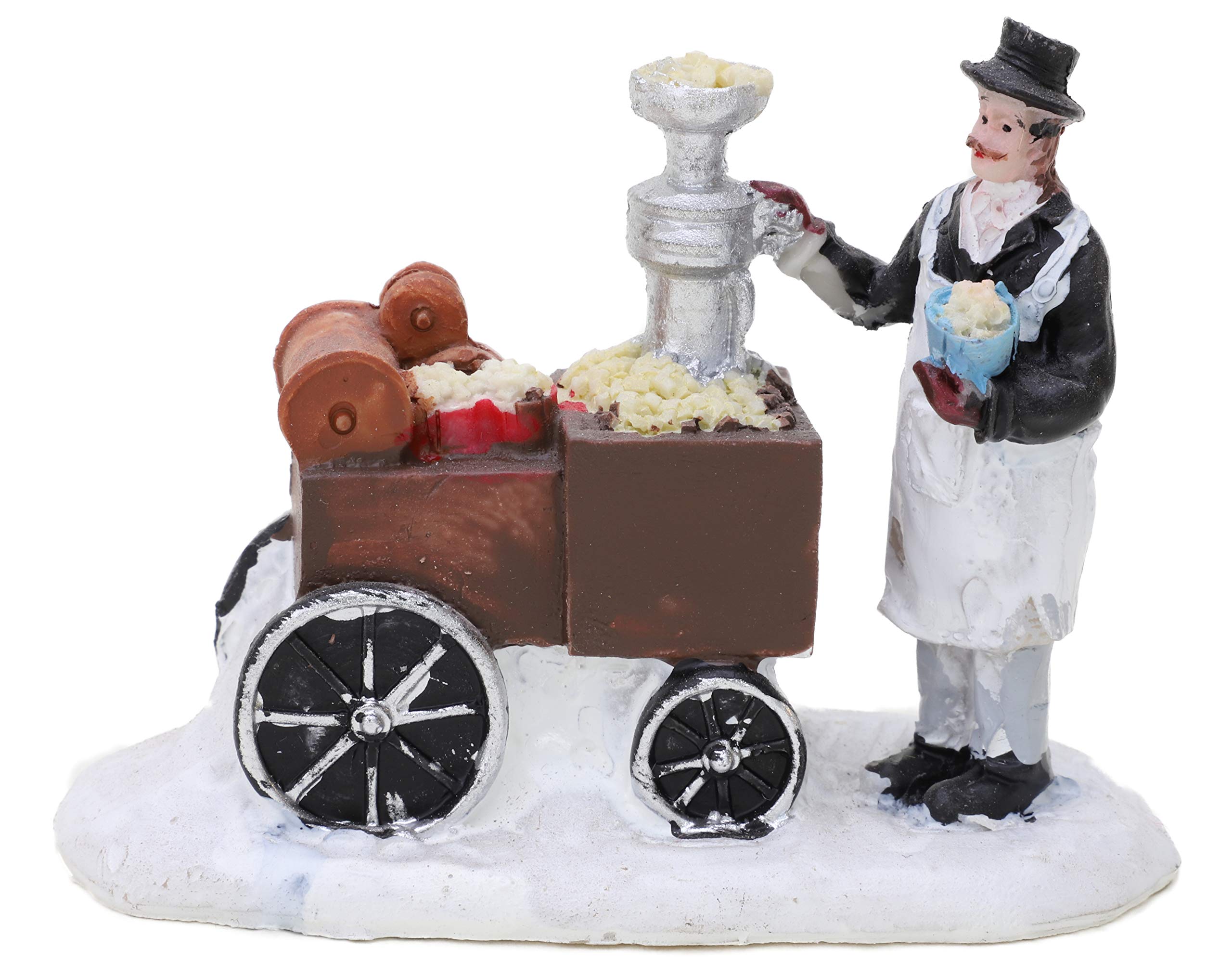 Toyland® Mini Resin Christmas Collectible Ornament - Village Scene Accessories - Xmas Figures (Popcorn Machine 3.5 x 2.1 Inch).. — image 1