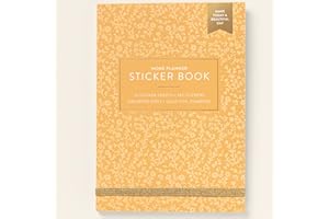 PASSIONATE PENNY PINCHER PPP Home Planner Sticker Book 3rd Ed | Pack of 15 | 766 Total Stickers | Assorted Sizes | 5x7 Sheets | Gold Foil Stamping | Fun Stickers for Home Planners, Money Planner, Journals