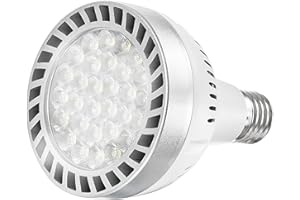 Broadroad Bright 120V 50W Led Pool Light Bulb, with 5000LM E27/E26 Base Pool Light Bulb Daylight White 6000K Swimming Pool Replacement for Most Pentair Hayward Light Fixtures (120V 50W Light)