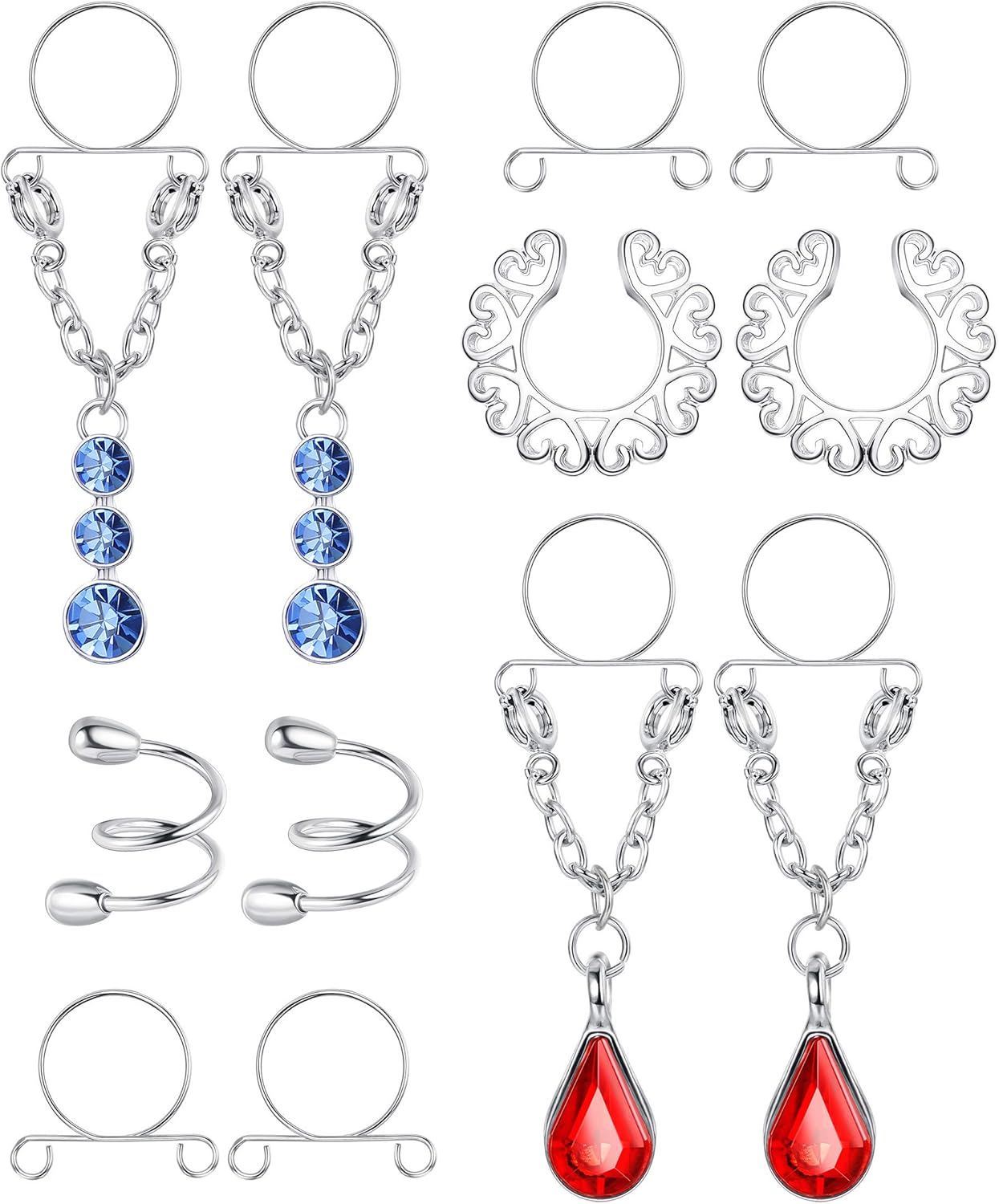 Body Jewellery Fake Nipple Piercing Nipple Balls Piercings