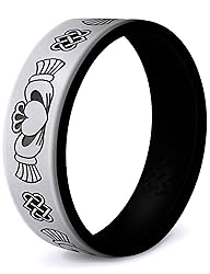 Knot Theory Claddagh Silicone Ring for Men and