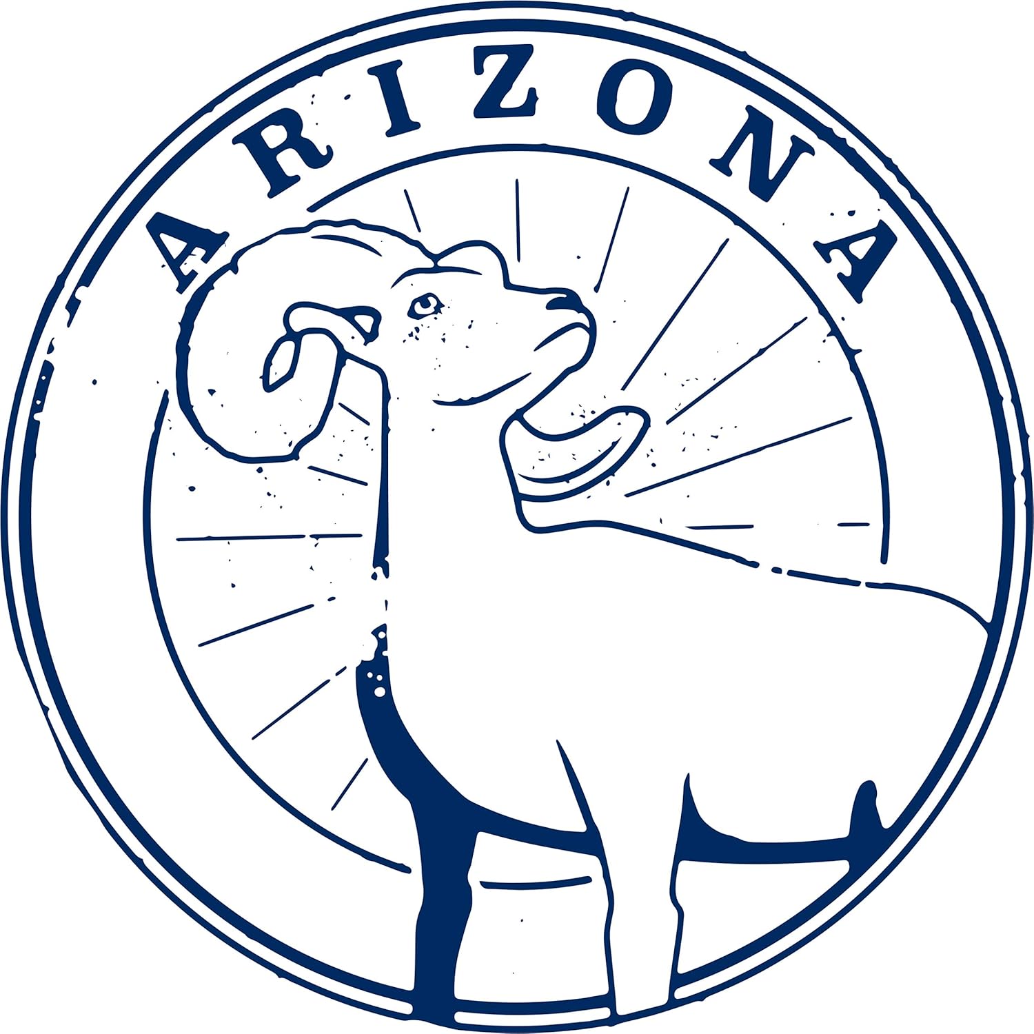 Famous American Monuments National State Parks Nature Stamp Cartoon Vinyl Sticker 4 Wide Arizona Sheep Amazon In Car Motorbike