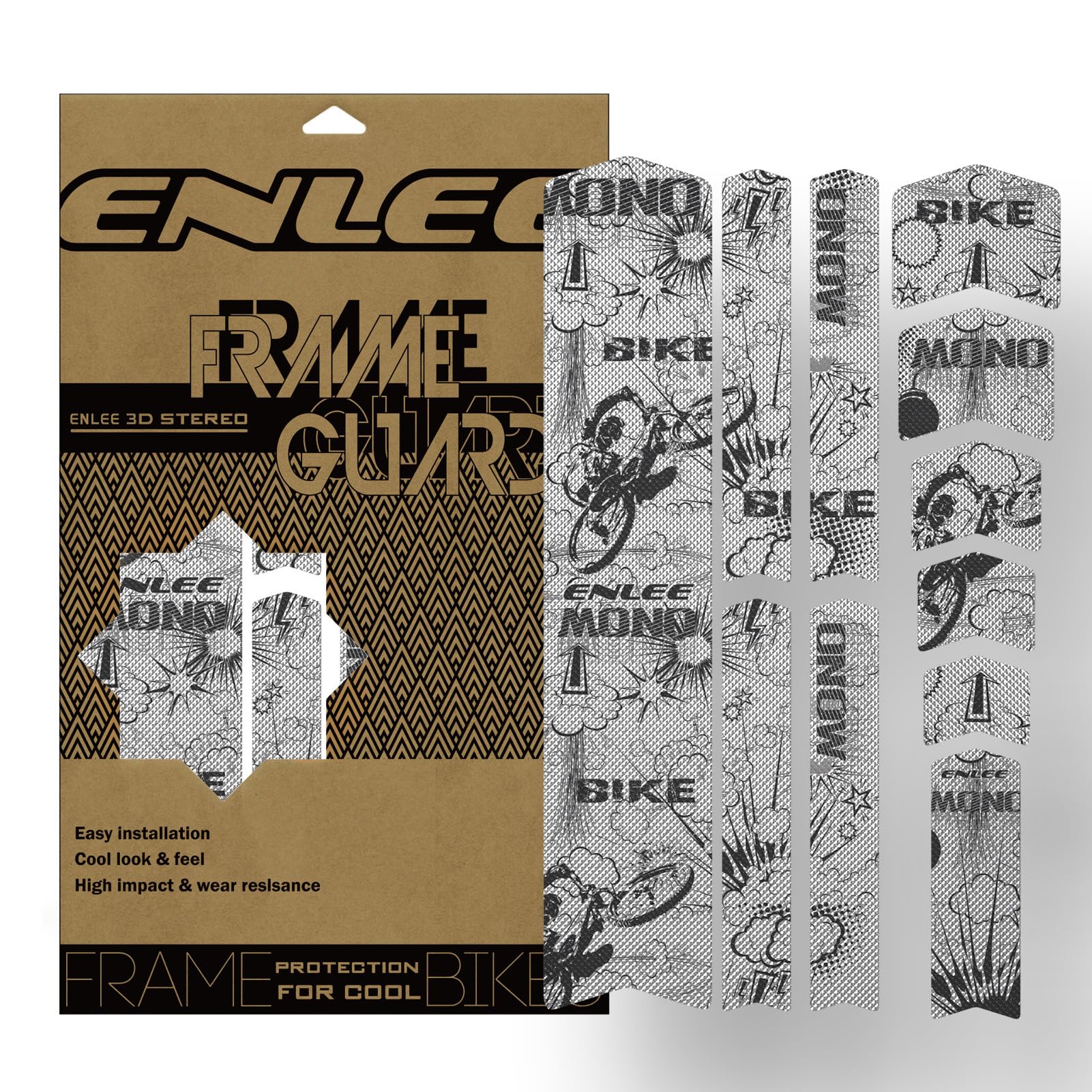Bike Frame or High-Quality 3D PVC Lightweight DIY