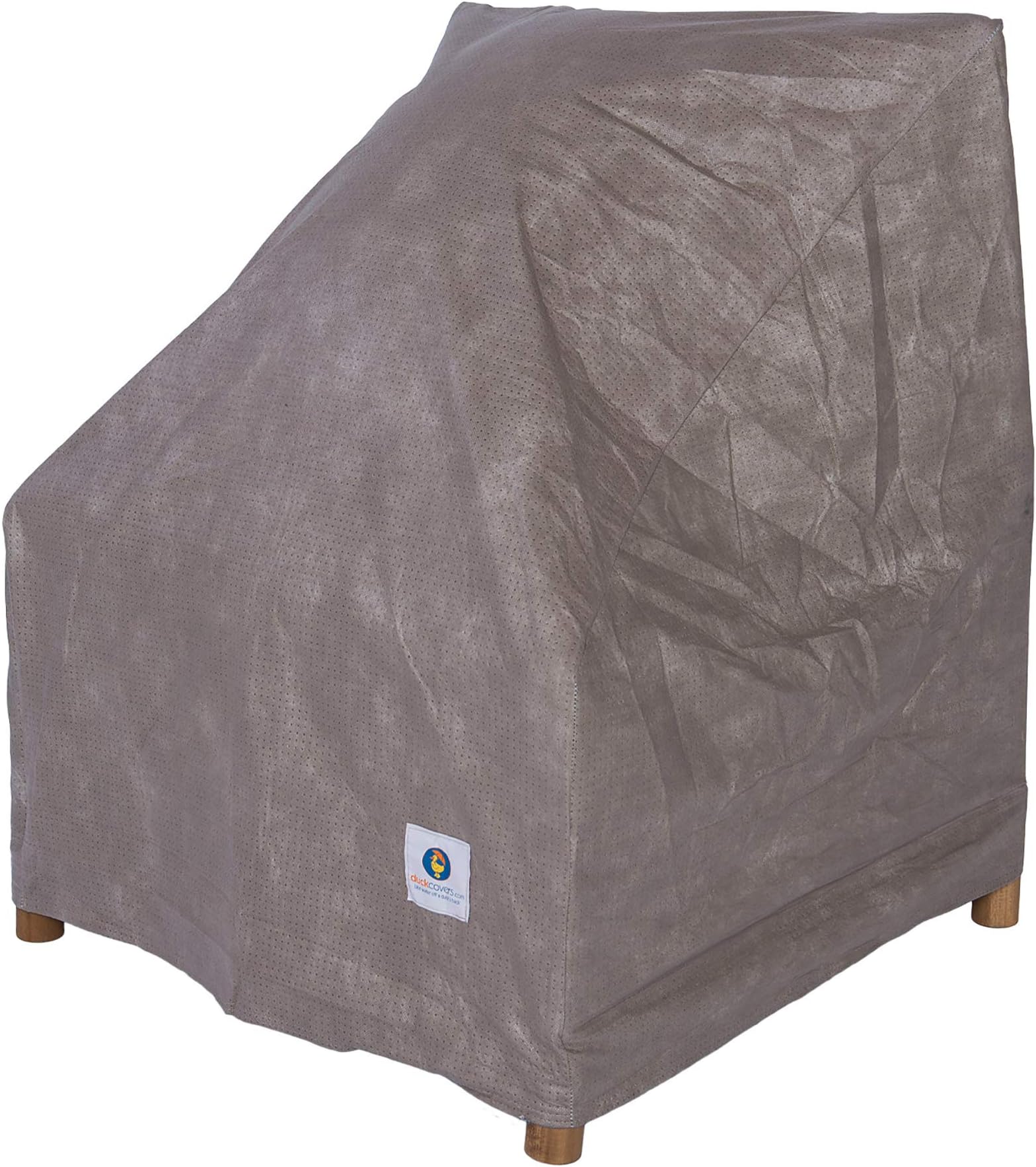 Duck Covers Elite Patio Chair Cover with Inflatable Airbag to Prevent Pooling, Fits Outdoor Patio Chairs 32" Wide