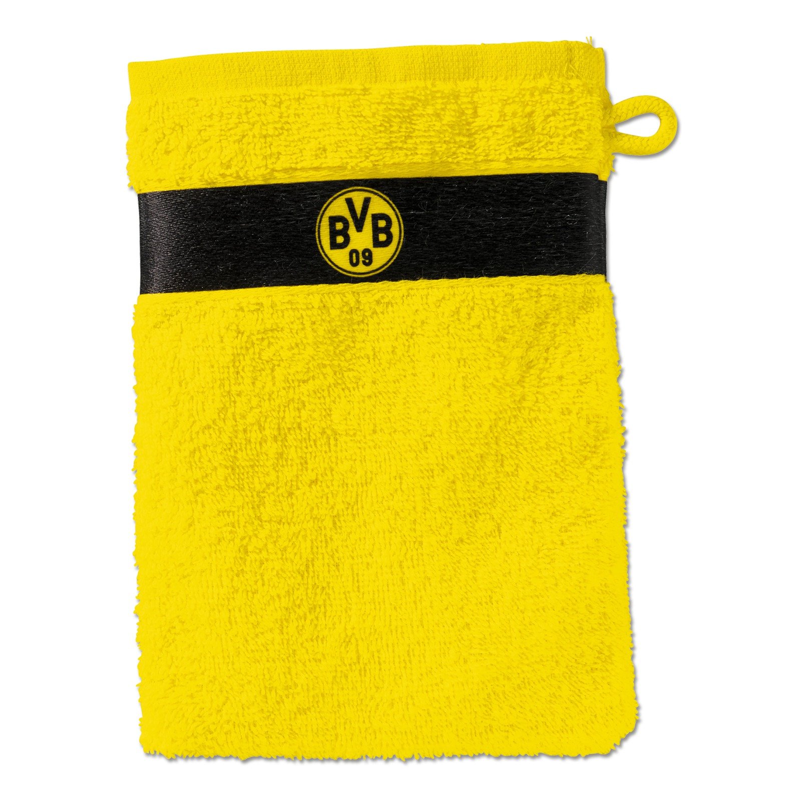 Dortmund Borussia Unisex Children's Vaskehandske Gul Wash Glove, Black/Yellow, 20 x 10 1 cm EU