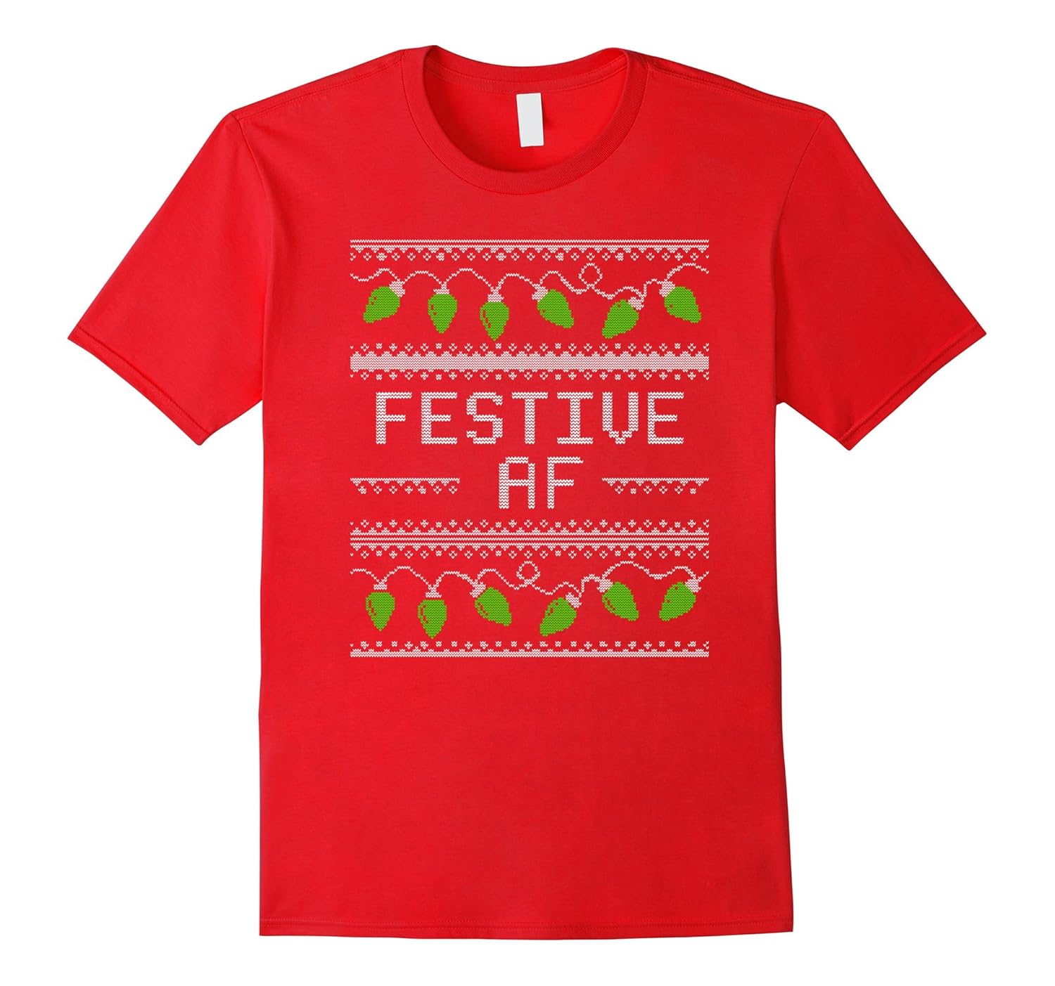 Festive AF - Funny Ugly Christmas Shirt-ANZ