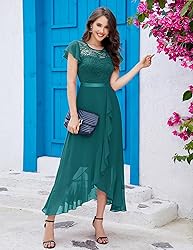 BeryLove Prom Dresses for Women Wedding Guest