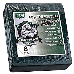CARTMAN 2 Pack Finished Size 8x10 Feet Waterproof