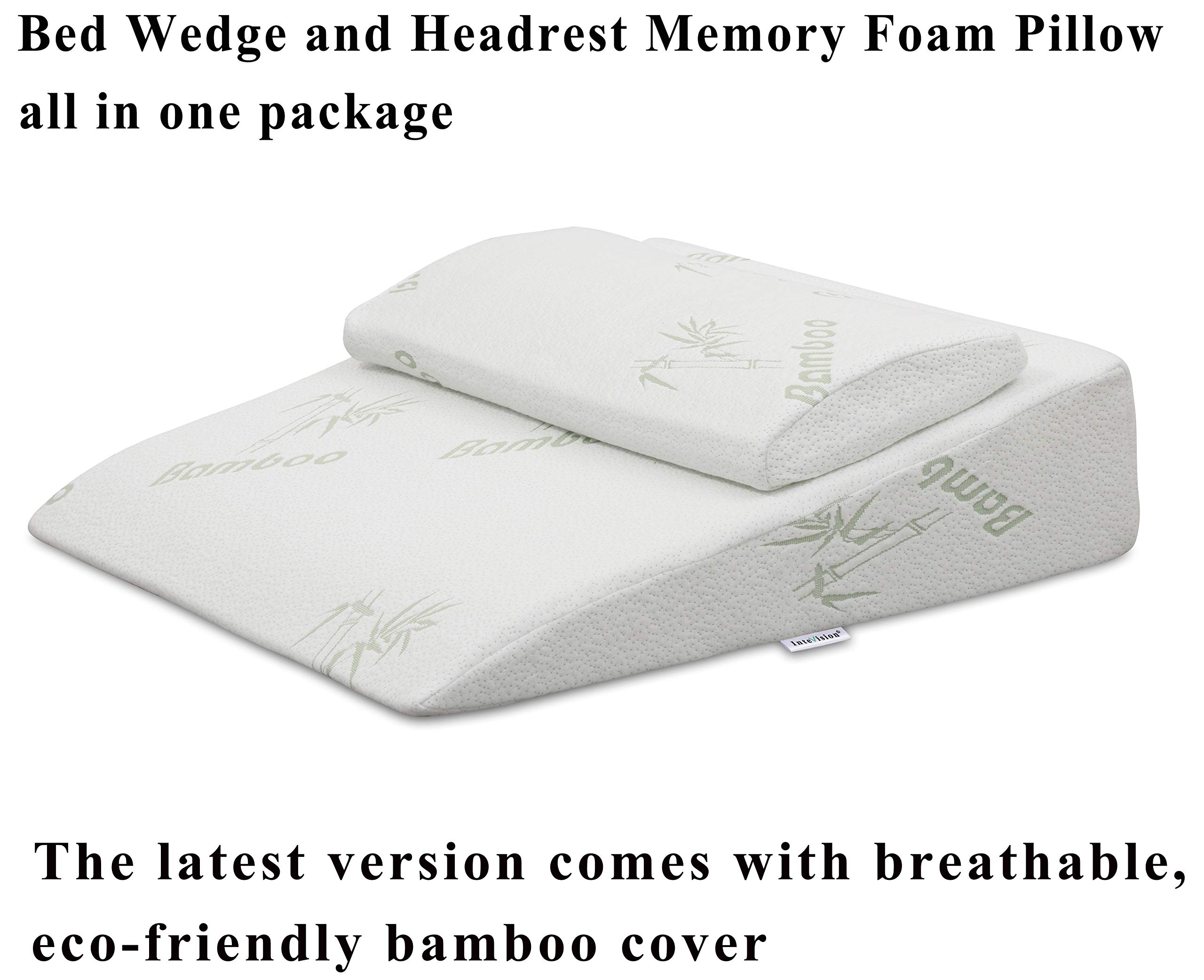 Bed Pillows Home & Garden Dual layer Memory Foam a InteVision Folding