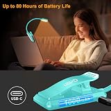 Gritin 16 LED Reading Light Clip On Book Lamp 3 Color Temperature Dimmable view 6