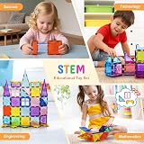 Xekel 40PCS Magnetic Tiles STEM Educational Building Blocks for Kids 3+ view 5