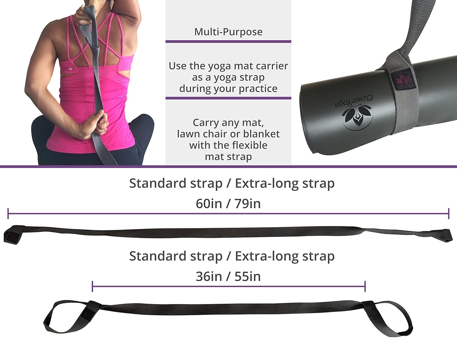 How To Use Yoga Strap To Carry Mat YogaWalls