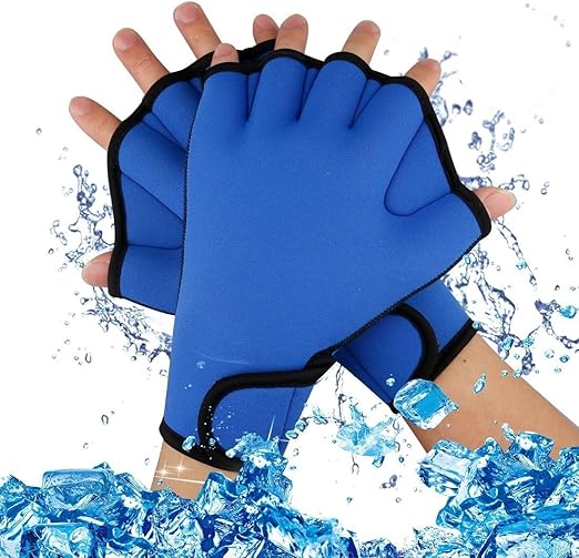 Aszcxtop Diving Webbed Gloves Aquatic Exercise Water Resistance Swim