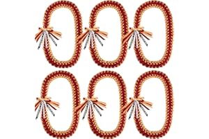 AUECOOME Graduation Leis 2024 Graduation Ribbon Lei graduation necklace Graduation Leis Class of 2024 Graduation gift Braided necklace for men and women party accessories