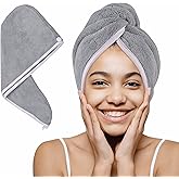 Rapid Drying Hair Towel Microfiber Hair Towel Magic Instant Dry Hair Towel Quick Drying Towel Cap 3-5 Minutes for Wet Hair Wr