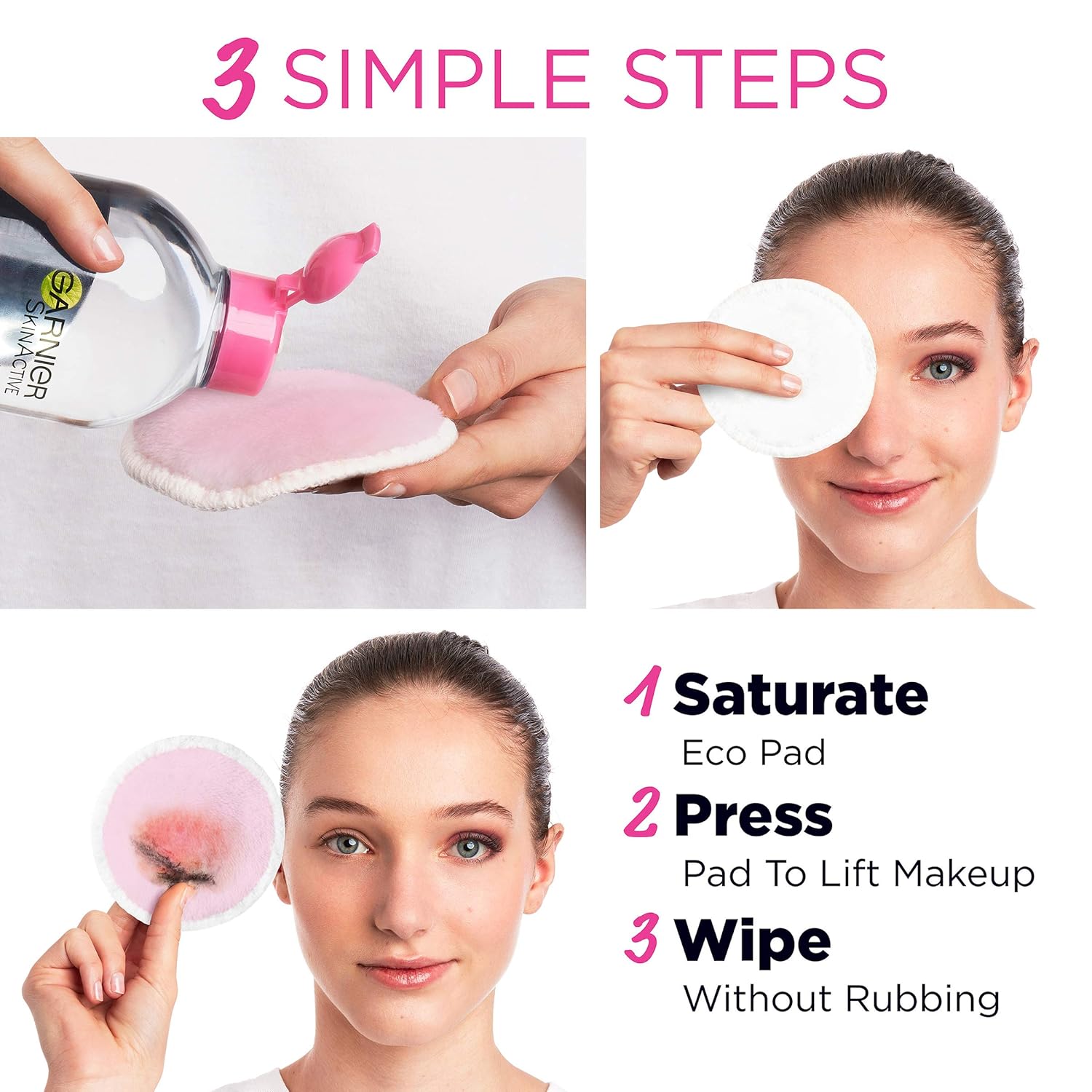 garnier reusable pads