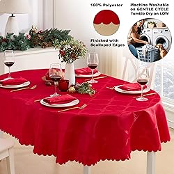 Newbridge Oval Tablecloth, 60 x 102 Inch, Ribbons