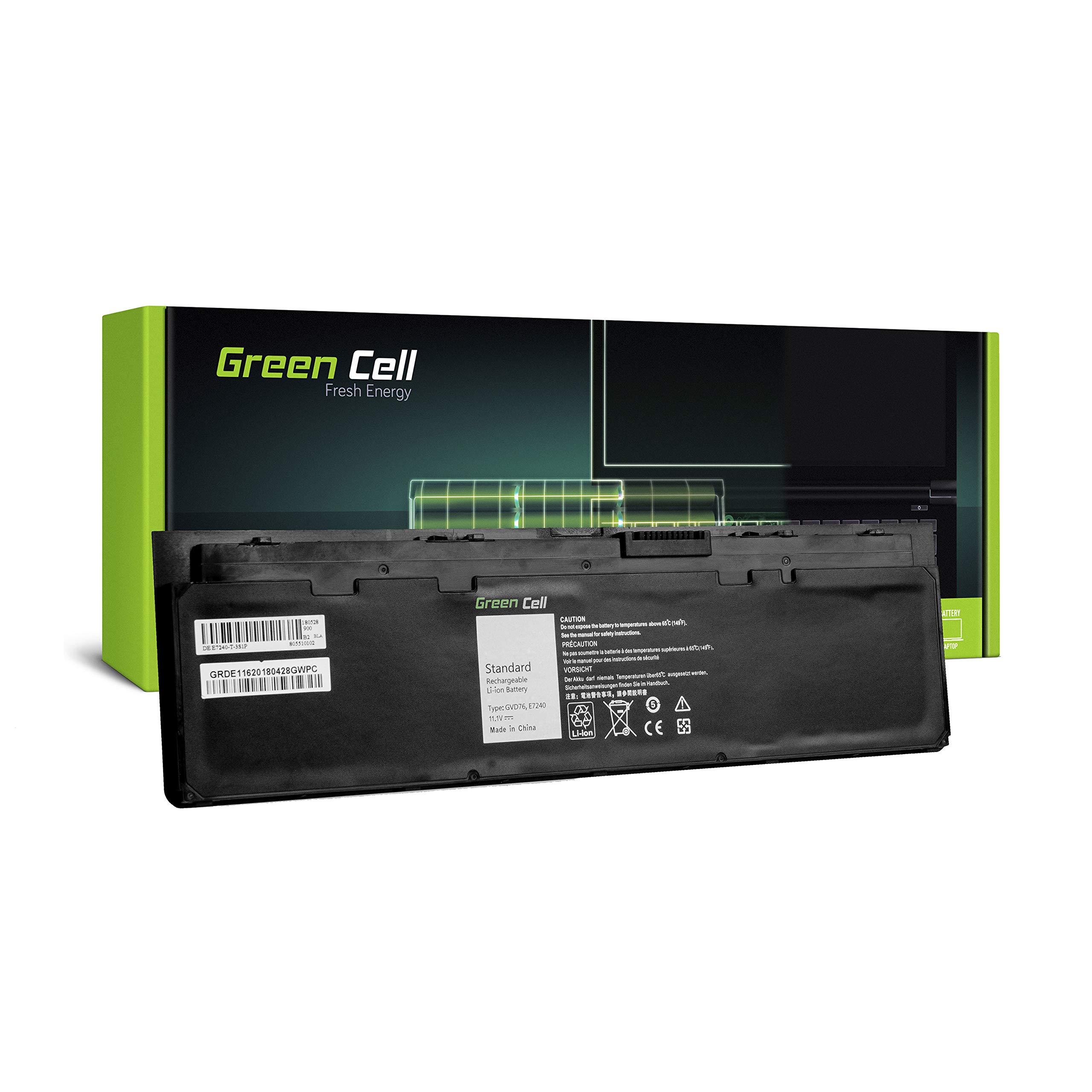 Green Cell GVD76 F3G33 Laptop Battery for Dell Latitude E7240 E7250 (11.1V)