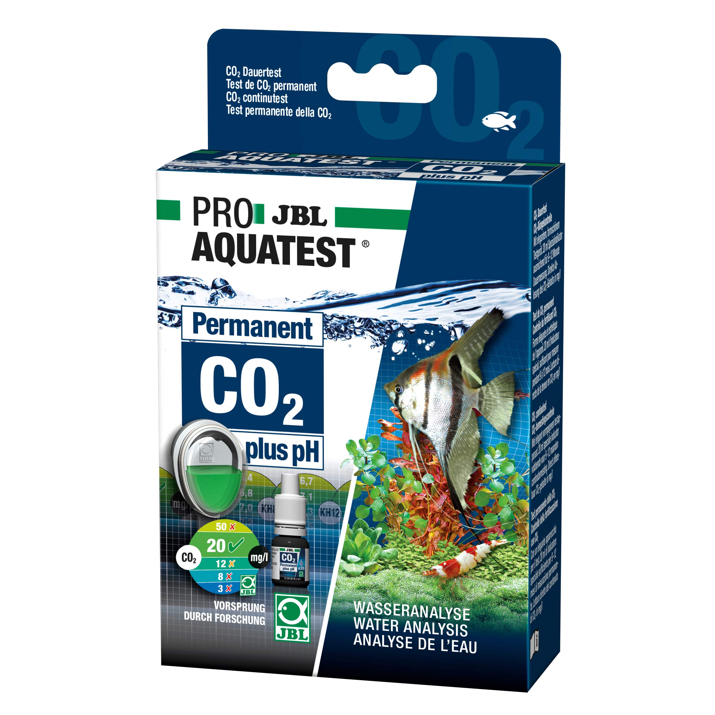 JBL Water Test Set, For freshwater aquariums, ProAquaTest CO2-pH Permanent