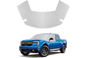 Pigenius Windshield Snow Cover for 2022-2025 Ford Maverick. Provides Snow Ice Protection for Front and Side Windows