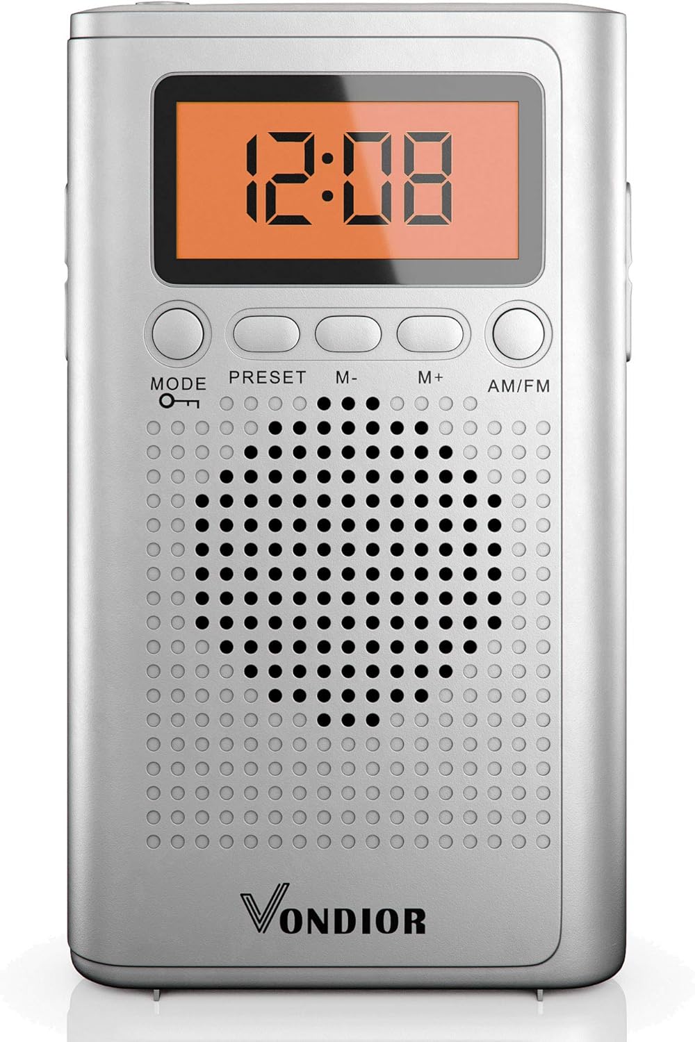 Portable Digital Radio AM FM - Best Reception and Longest Lasting. AM FM Compact Radio Player Operated by 2 AAA Battery, Stereo Headphone Pocket (Black, Blue), by Vondior: Electronics