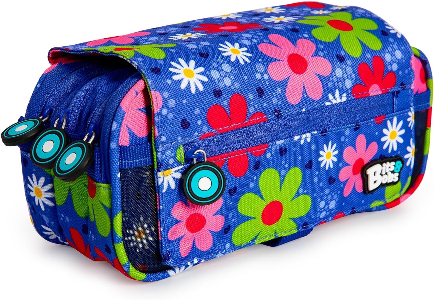 Grafoplás 37546008. Three Compartments School Case, with Lapel, Bits & Bobs, Garden, 23x10x10cm, Printing, 23x10x10cm, School case Three compartments with Flap