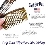 Good Hair Days Grip-Tuth Shorty Combs 2 Pack Tortoise 1 3/4 in view 4
