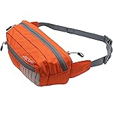 ALPS Mountaineering Stash Waist Pack – Lightweight Ripstop Fanny Pack with Adjustable Strap, Multiple Zippered Pockets & Padded Back – Compact Travel, Hiking, and Everyday Belt Bag