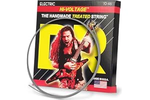 DR Strings Electric Guitar Strings, Dimebag Darrell Signature, Treated Nickel-Plated, 10-46 (DBG-10)