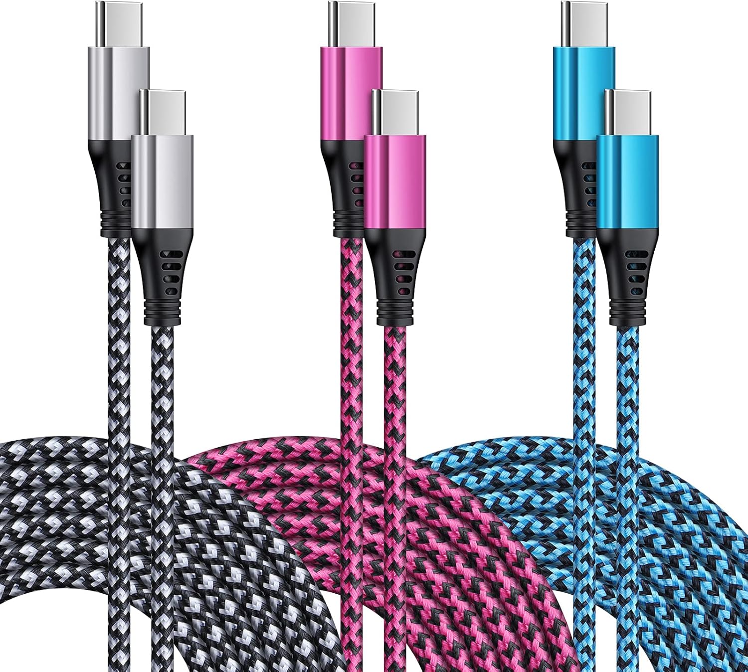 20W USB C Fast Charger Cable for iPad Pro 12.9, iPad Pro 11 inch 2021/2020, iPad Air 4, Google Pixle 5/4a/4/3a/3XL, Samsung Galaxy S21+/S21 Ultra/S20/S10e/Note20 Ultra 5G, PD USB C to C Charging Cable