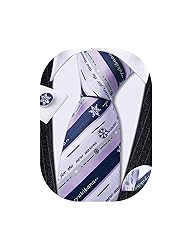 Barry.Wang Mens Christmas Tie Set Blue White