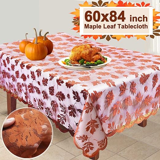 Amazon Com Igeekid 60 X 104in Thanksgiving Decorations Tablecloth
