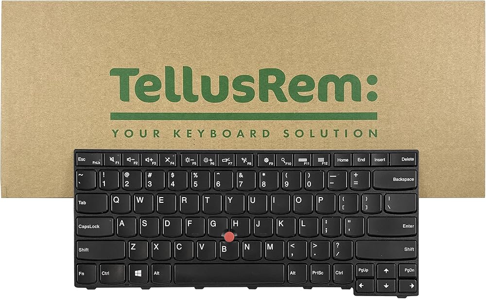 TellusRem US Keyboard for Lenovo Thinkpad T460s T470s Non-Backlit
