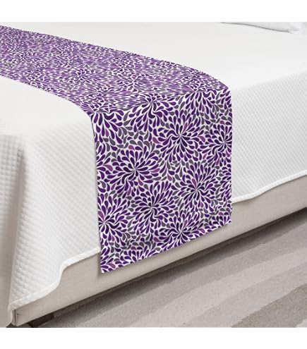 RAYUAN Polyester Navy Floral Bedspread Double Layer Bed Runner Bedding Single Queen King Bed Cover Towel