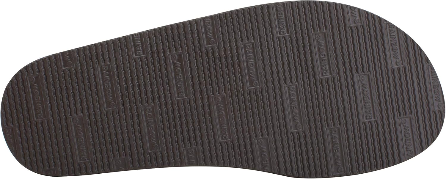  | Rainbow Sandals Men Premium Leather Double Layer, Sierra Brown, | Sandals