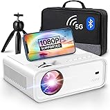 Mini Projector with 5G WiFi and Bluetooth W/ Tripod
