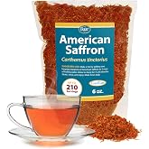 Baar American Saffron Herbal Tea, 6 oz | Loose herbal tea made from American saffron for traditional herbal use, caffeine free and easy to brew