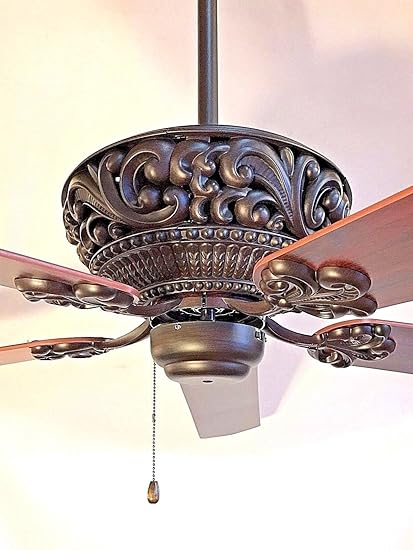 52 Orb Oil Rubbed Bronze Ceiling Fan No Light Amazon Com