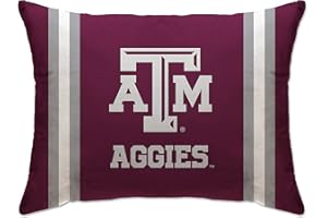 Pegasus Sports NCAA Plush Logo Bed Pillow Clemson