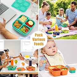 Caperci Lunchable Snack Containers - 4 Compartments