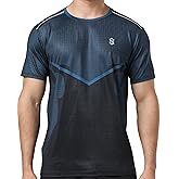 SUNTASY Men's Dry Fit Workout Shirts - Moisture-Wicking, Quick-Dry, 4-Way Stretch Premium Athletic Tees for Running & Sports