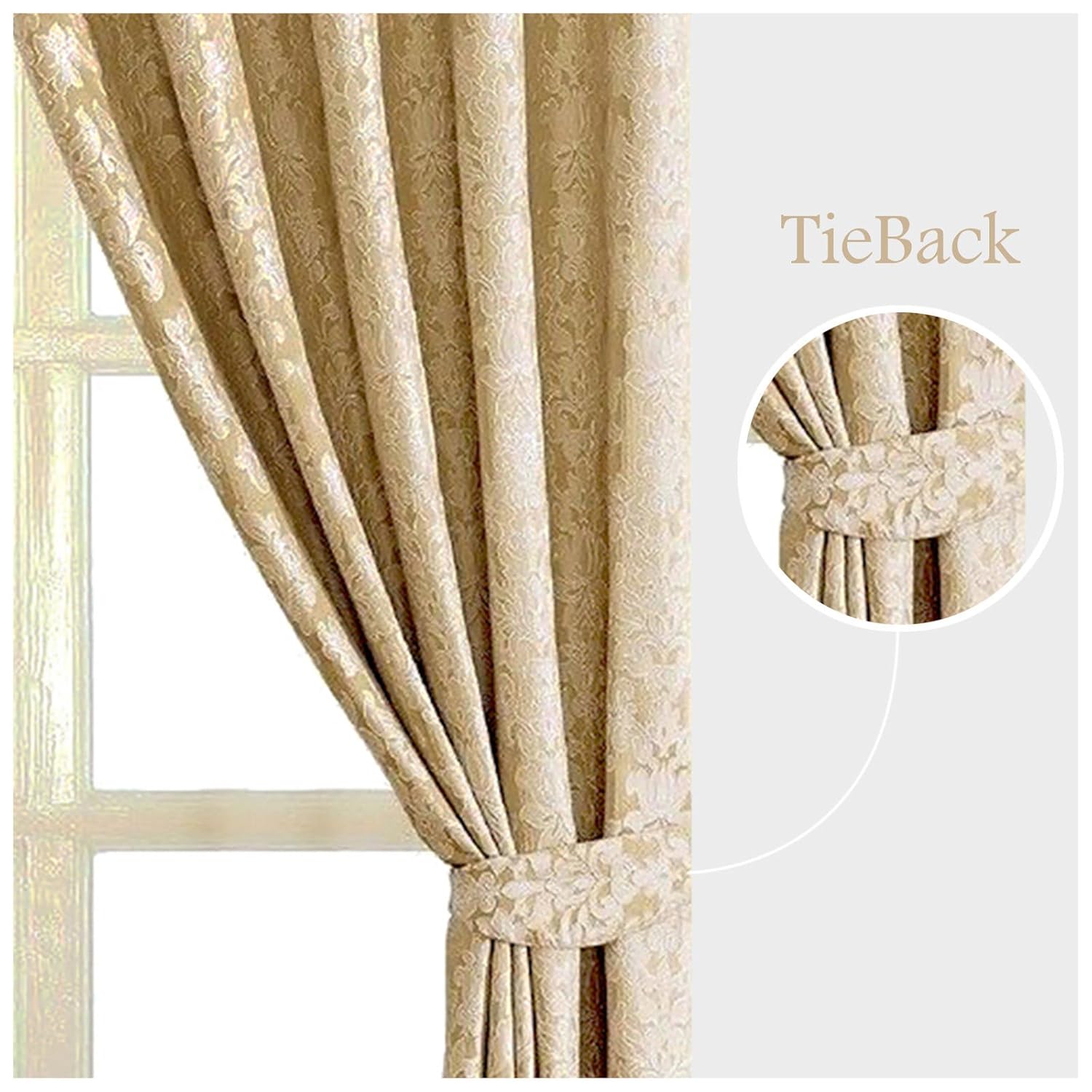 Fully Lined Heavy Jacquard Ring Top Ready Made Curtains 66''X72'' & 90''X90'' eBay